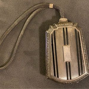 Vintage Victorian Style Change Coin, Money Clip and Compact